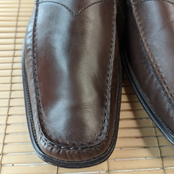 Florsheim IMPERIAL brown leather Venetian Loafers men's size 14D - Picture 4 of 11